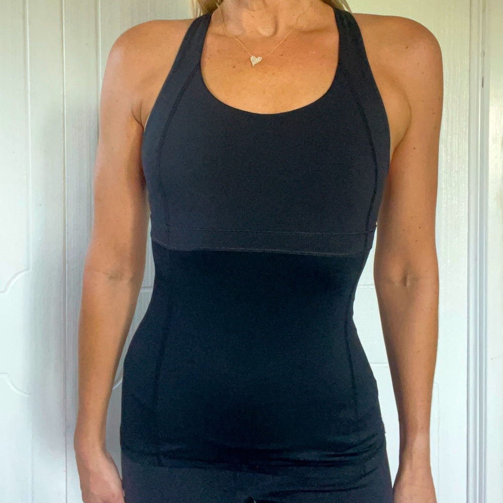 LULULEMON | Black Fast Track Run Tank Top